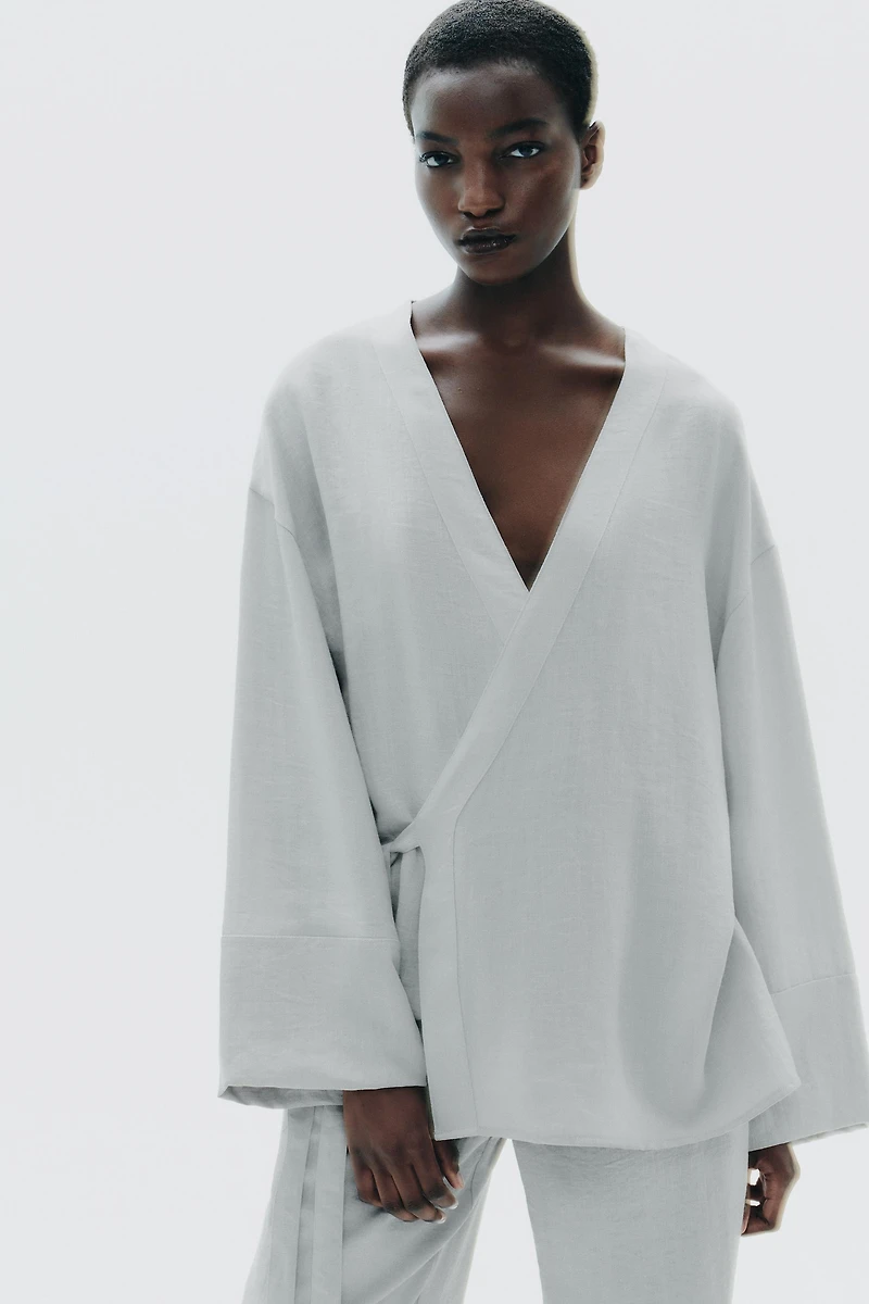 SIDE TIE KIMONO