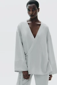 SIDE TIE KIMONO