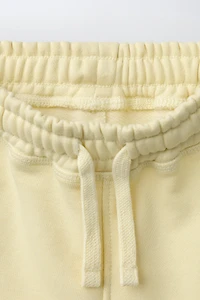 TEXT JOGGING SHORTS