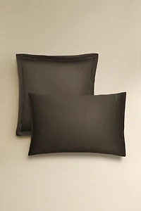 SATEEN PILLOWCASE WITH FESTOON DESIGN (300 THREAD COUNT)