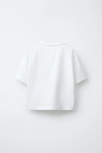 RHINESTONE BOXY FIT T-SHIRT