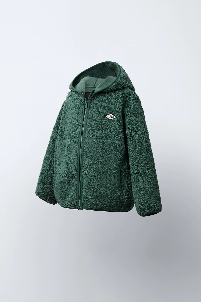 HOODED FLEECE JACKET
