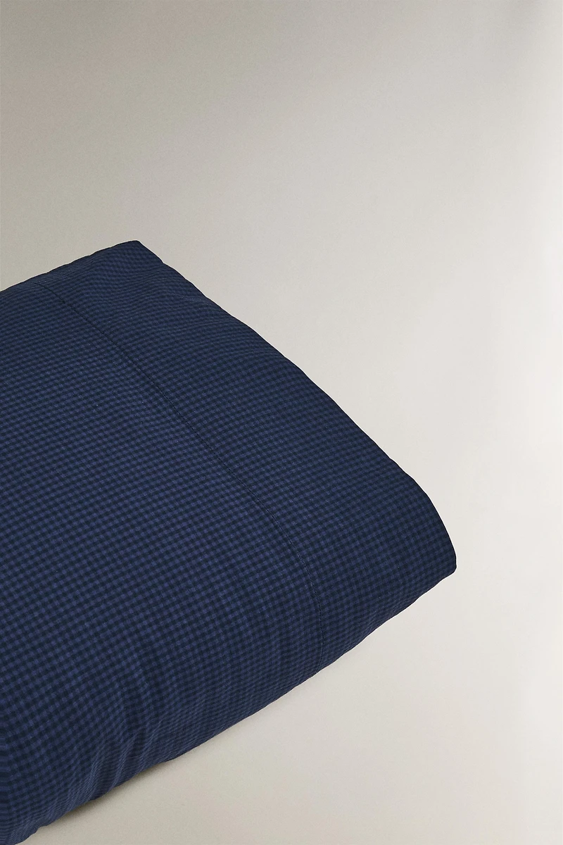 DYED THREAD COTTON PILLOWCASE
