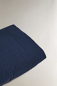 DYED THREAD COTTON PILLOWCASE