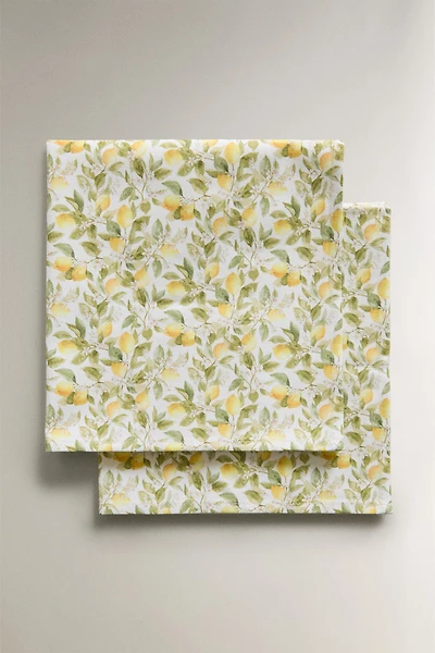 LEMON NAPKINS (PACK OF 2)