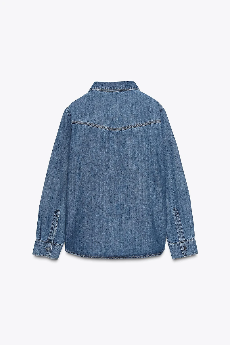 Z1975 FLOWY DENIM SHIRT