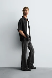 FLOWY TEXTURED SHIRT