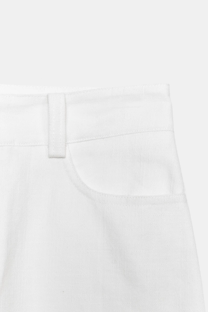 EMBROIDERED EYELET CULOTTES