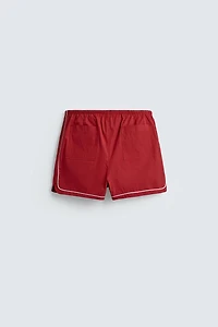 SHORTS PASSEPOIL CONTRASTÉ