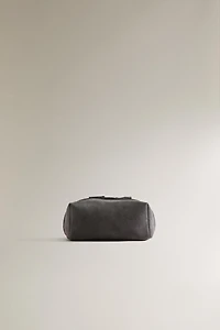 MEDIUM SPLIT SUEDE MAKEUP BAG
