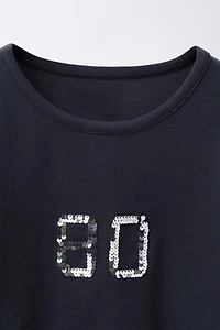 T-SHIRT BRODÉ PAILLETTES