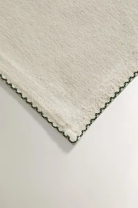 SET OF FLORAL EMBROIDERED NAPKINS (PACK OF 4)
