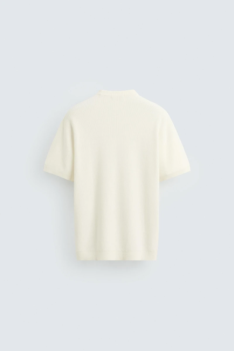 PURL KNIT T-SHIRT