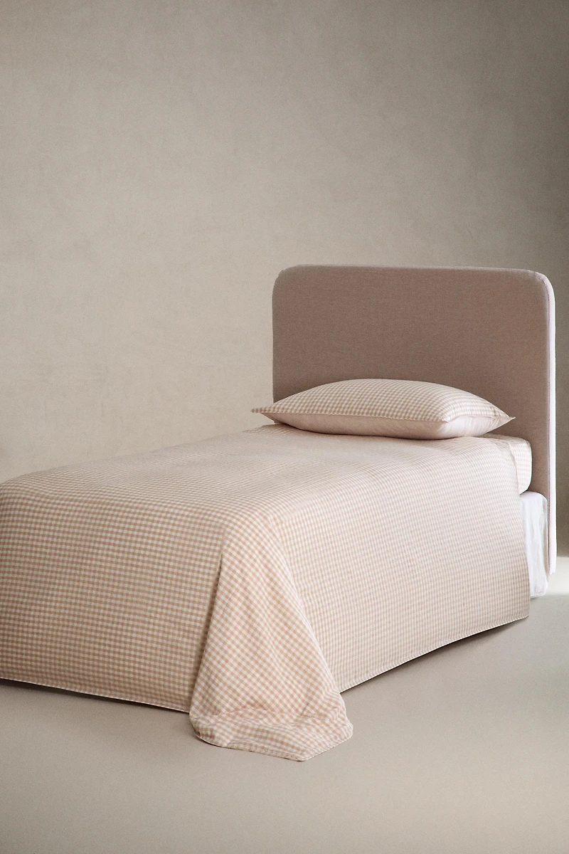 HOUSSE DE COUETTE ENFANT CARREAUX VICHY