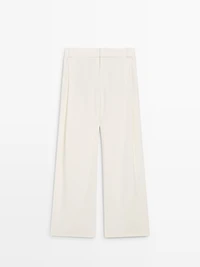 Wide-leg trousers with darts - STUDIO