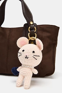 MOUSE CHARM KEYCHAIN