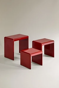 LACQUERED NESTING TABLES (SET OF 3) | COLIN KING