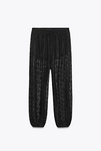 PANTALON BALLON DENTELLE