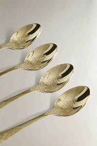 LOT CUILLÈRES À DESSERT GRAVÉES (LOT DE 4)
