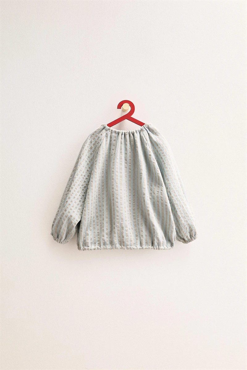ZARA TIMELESS - STRIPED TEXTURED JACKET