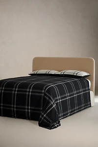 HOUSSE DE COUETTE À CARREAUX RÉVERSIBLE