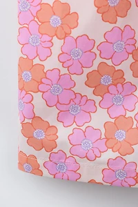 LONG FLORAL PRINT JUMPSUIT