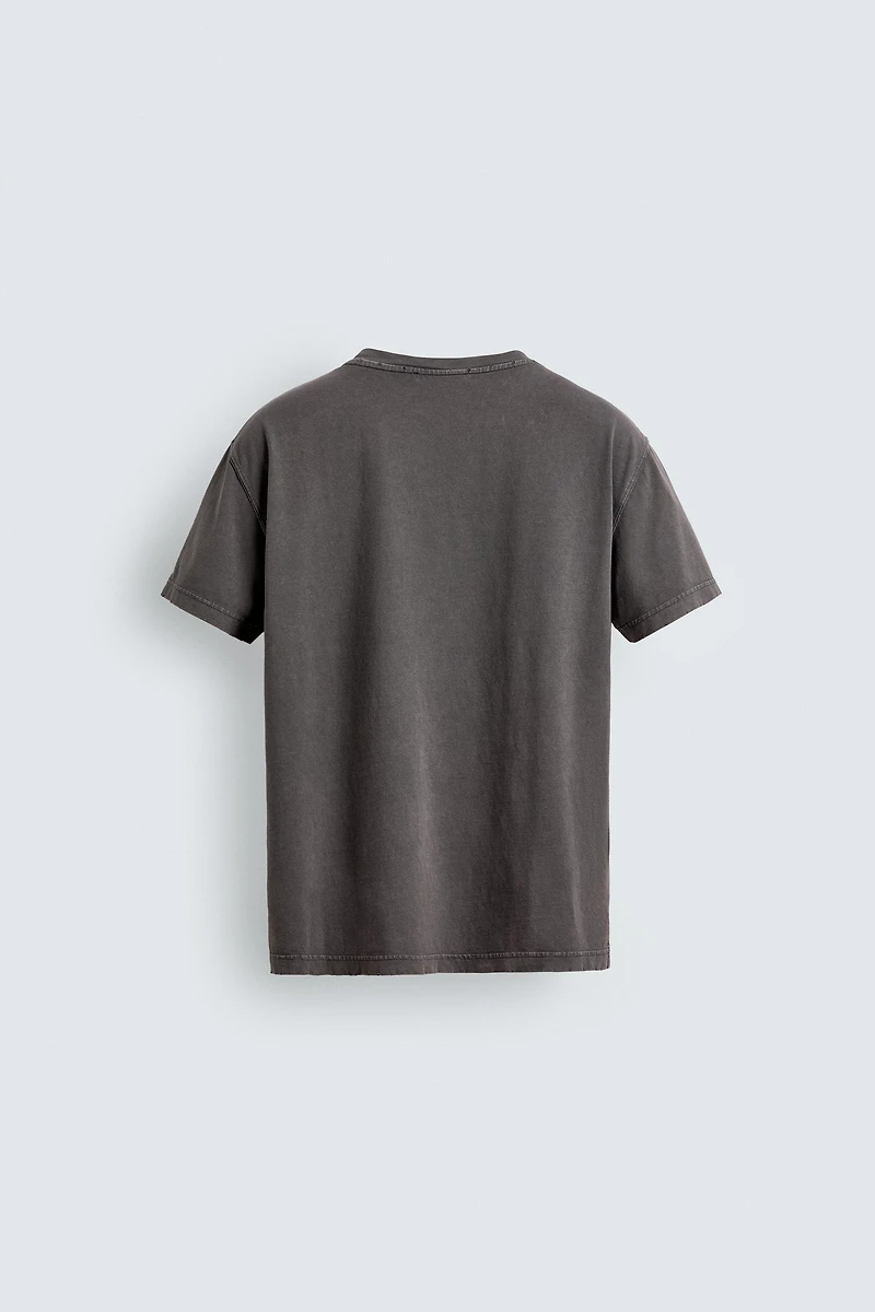 WASHED TEXT T-SHIRT