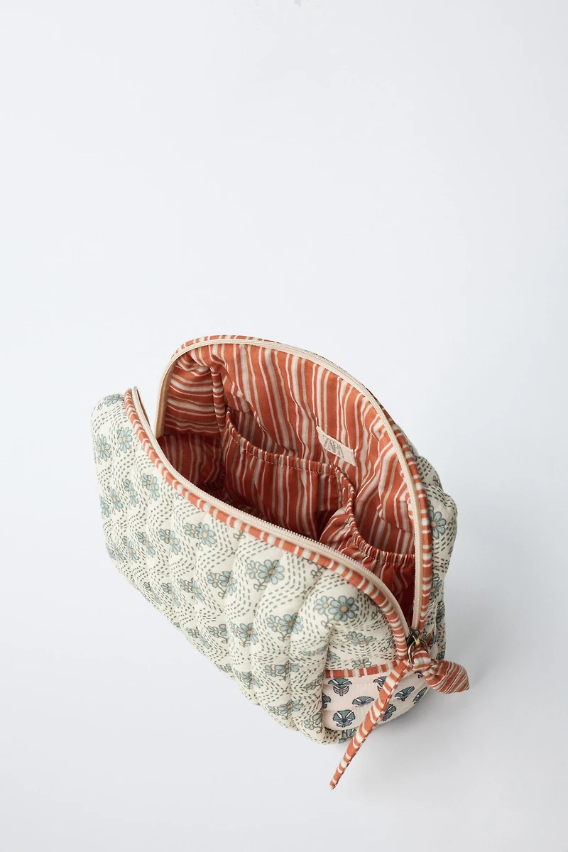 FLORAL TOILETRY BAG