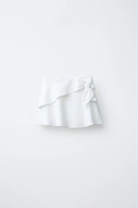 KNOTTED PAREO SKIRT