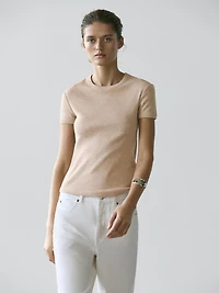 T-shirt en coton à manches courtes