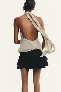 RUFFLE SKORT