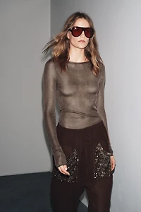 100% VISCOSE KNIT BODYSUIT