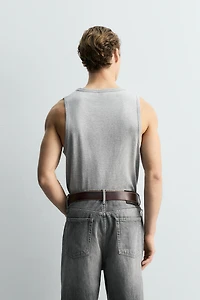 LIMITED EDITION TANK TOP WITH BINDING