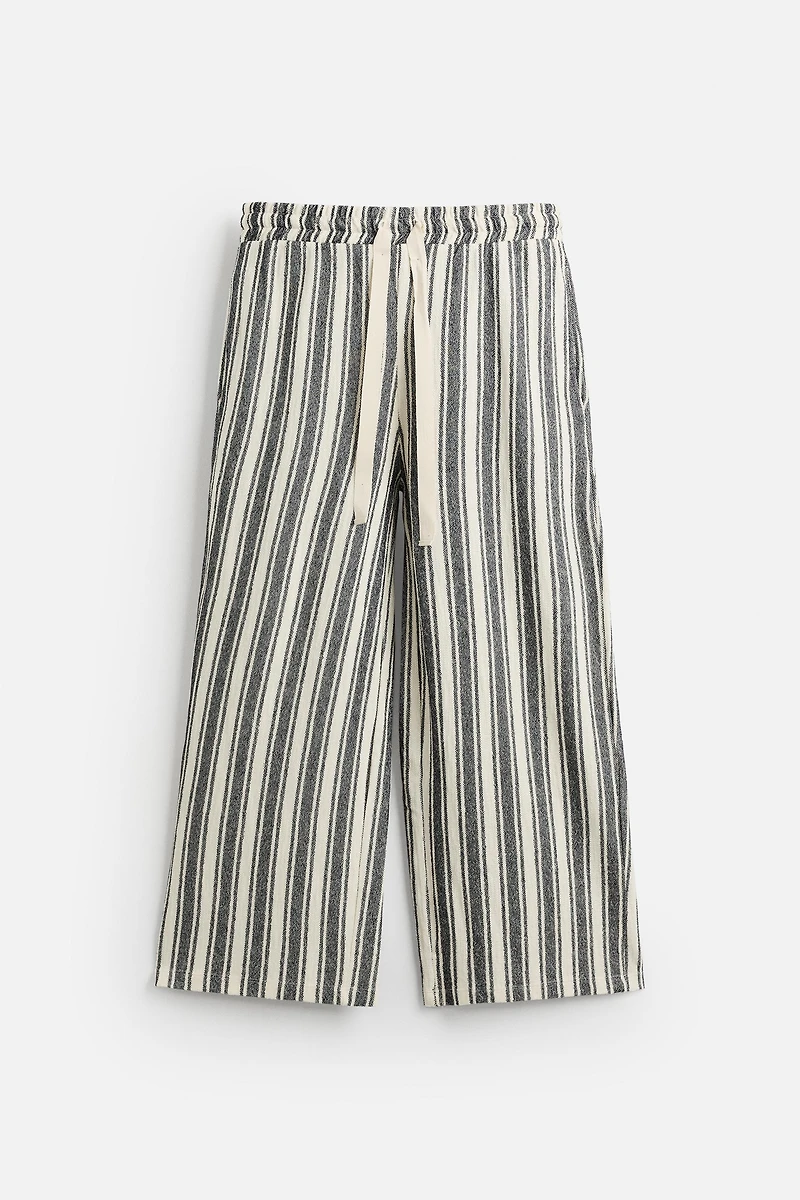JACQUARD STRIPED PANTS
