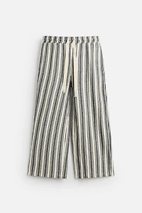 JACQUARD STRIPED PANTS