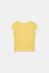 CONTRAST TRIM T-SHIRT
