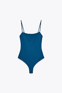 BODY À BRETELLES EN POLYAMIDE