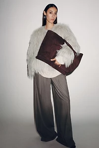 ZW COLLECTION FAUX FUR COAT