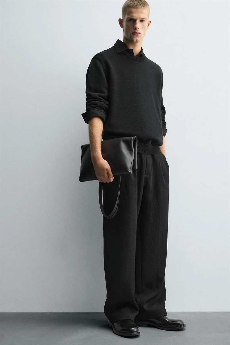FLOWY PLEATED PANTS