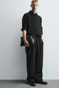 FLOWY PLEATED PANTS