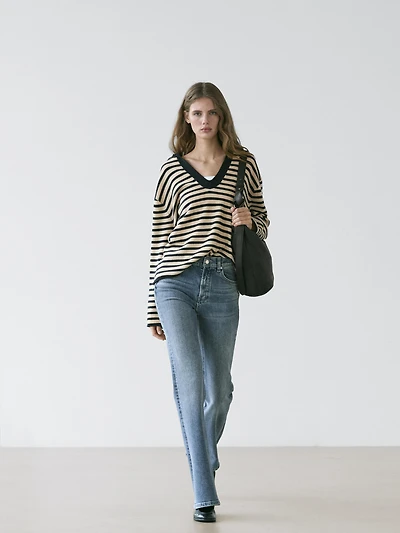 Skinny flare fit jeans