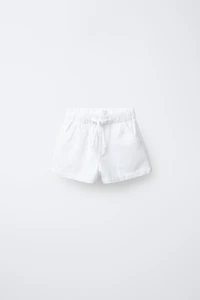BERMUDA EN DENIM ÉLASTIQUE