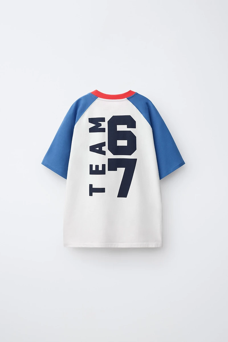 TEAM SIX SEVEN RAGLAN T-SHIRT