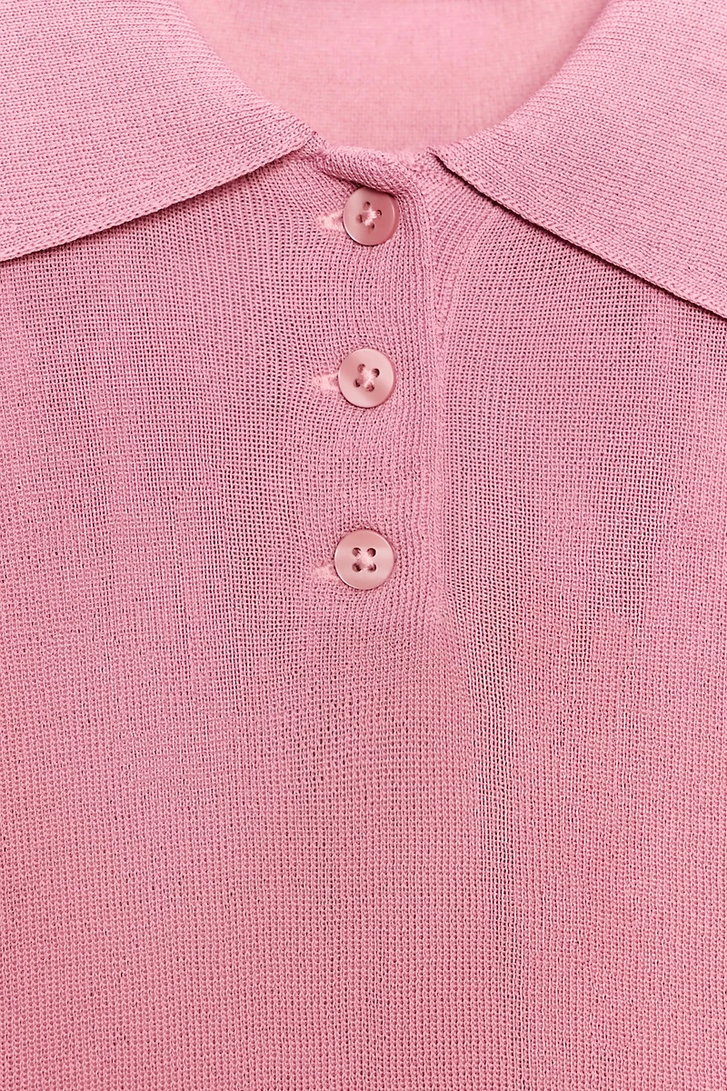 POLO EN MAILLE UNIE