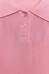 POLO EN MAILLE UNIE
