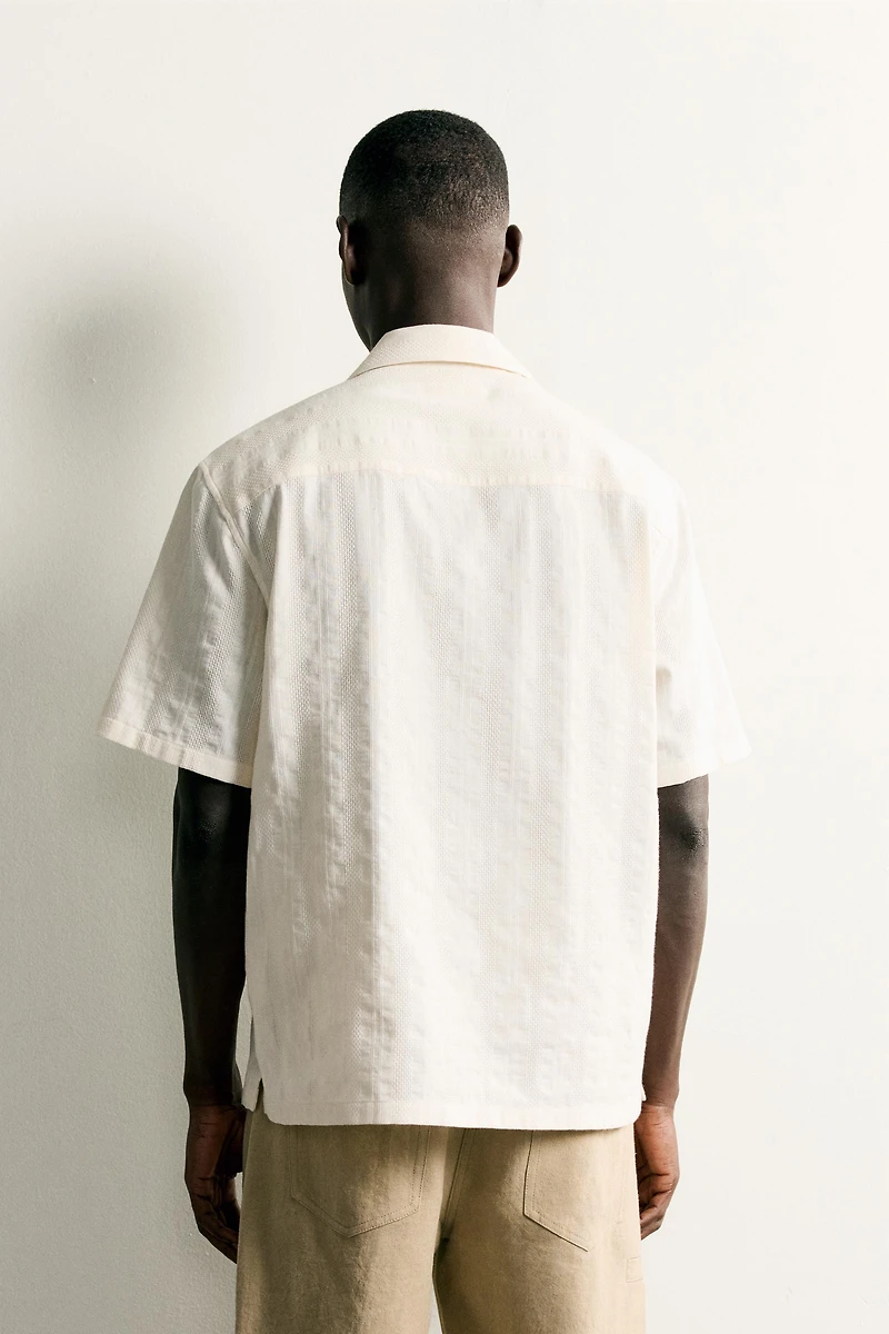 REGULAR FIT JACQUARD SHIRT