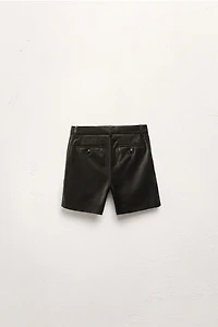 2-5 YEARS/ LIMITED EDITION VELVET SHORTS