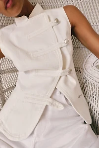 Z1975 FROG CLASP DENIM TOP
