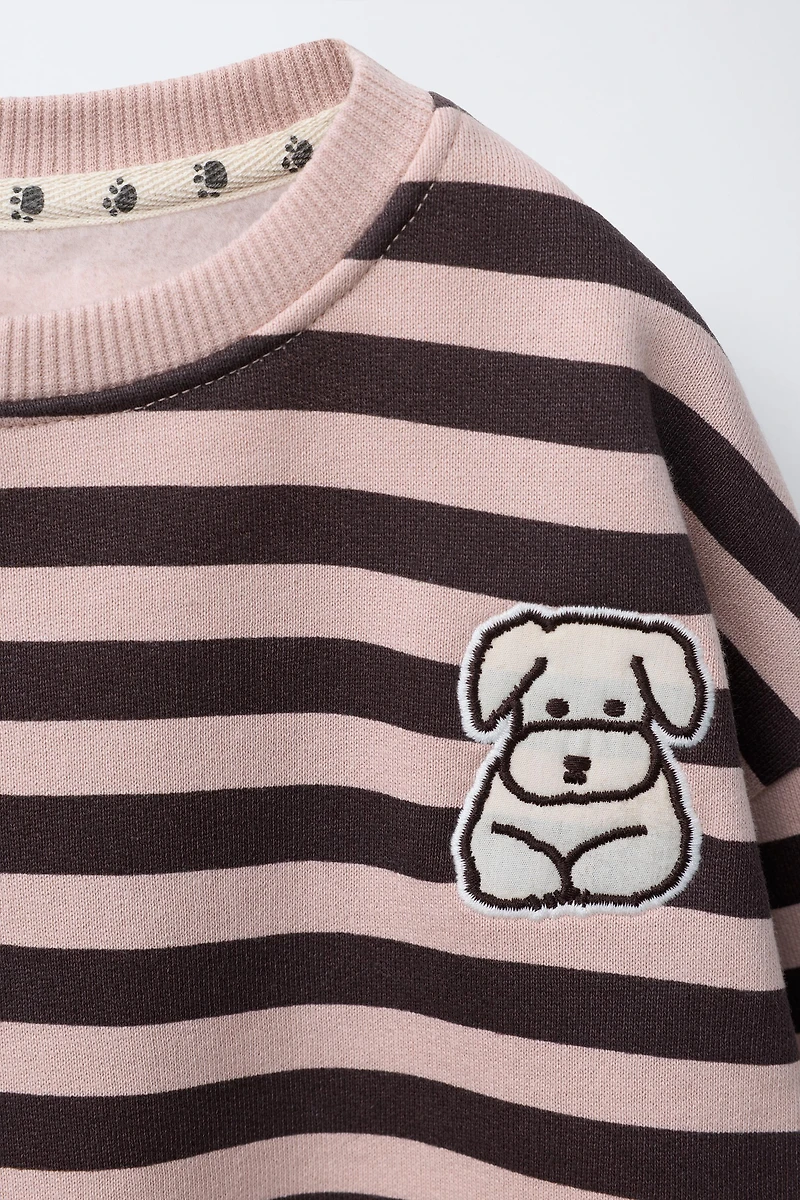 NAON JEONG © STRIPED SWEATSHIRT