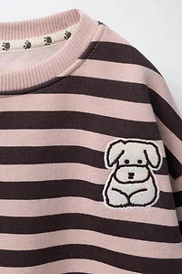 NAON JEONG © STRIPED SWEATSHIRT